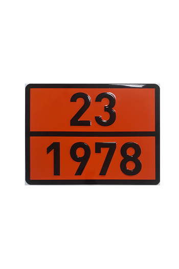 Badem10 Metal 40X30 cm Sheet (1 Piece) 23-1978 Liquid Propane Liquid Propane Transportation Dangerous Goods