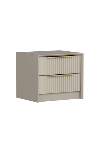 UnicUtil Noptiera, Polished Minimalist, UnicUtil, 53 x 45 x 45 cm, Alb -Crem