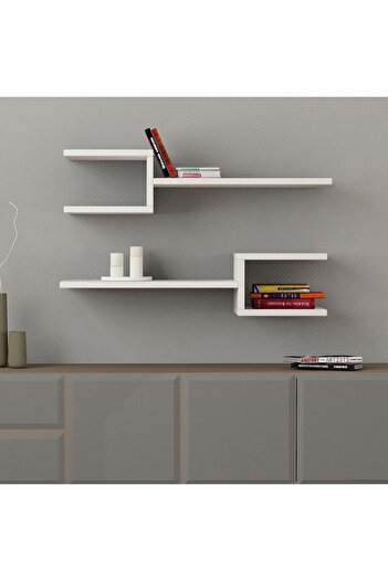 UnicUtil Rafturi perete, Simple Touch, UnicUtil, 75 x 17 x 22 cm, Alb