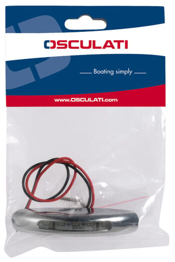OSCULATI Lumina LED de curtoazie versiune cromata