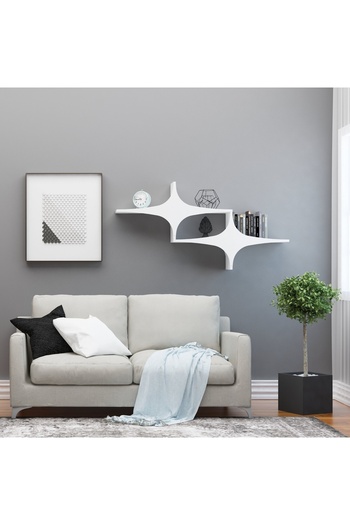 UnicUtil Rafturi perete, Vintage Touch, UnicUtil, 135 x 69 x 20 cm, Alb