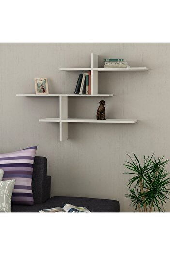 UnicUtil Rafturi perete, Noble Line, UnicUtil, 123 x 80 x 22 cm, Alb