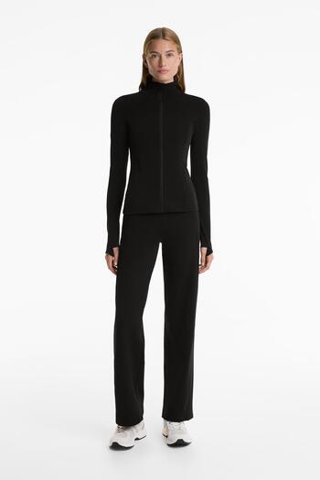 Oysho Straight-leg high rise warm trousers