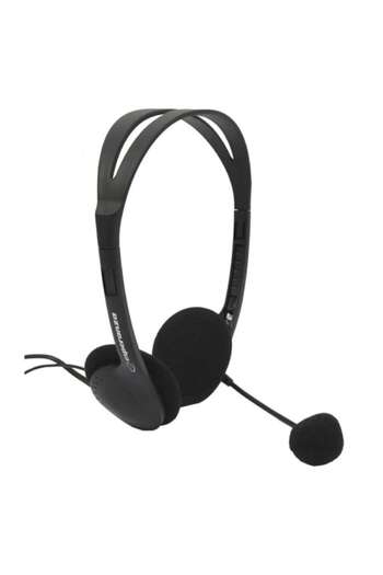 ESPERANZA Stereo Headphones with Microphone, Esperanza, Black