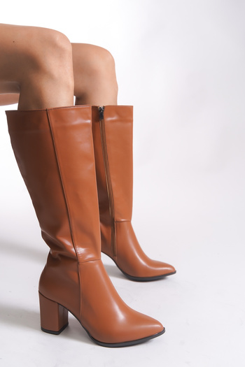 Riccon Clarhera Γυναικείες Μπότες 0012307 Tan Skin