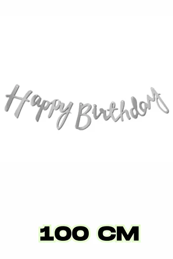 Baloncu Nene Happy Birthday Banner 2 Pieces of 7 Balloon Stand 10 Pieces of Silver 10 Pieces of Purple Balloon Birthday Ornament