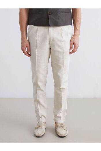 LC Waikiki Create Your Style from Uzg Store |   Standard Fit Linen Look Men's Trousers