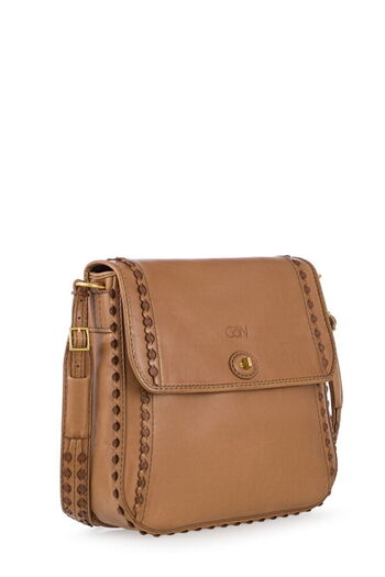 GÖN Handmade Olive Women's Messenger Bag Spring