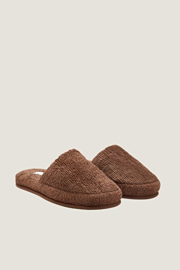 İrya Solena 100% βαμβακερή πετσέτα Unisex Παντόφλες Mocha