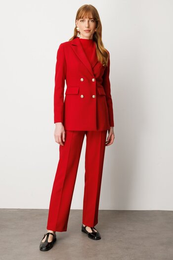 Ekol Straight Cut Tube Leg Trousers