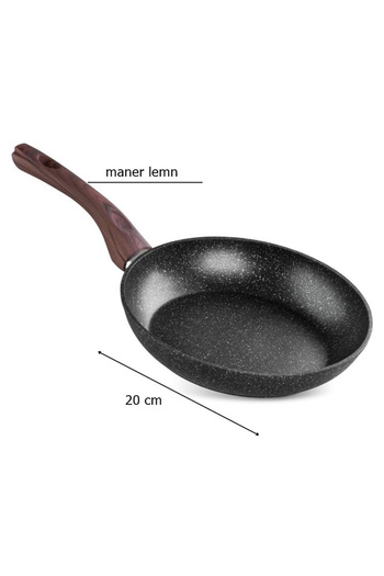 SGTT Premium non-stick round frying pan, triple-coated, compatible with all heat sources, diameter 20 cm