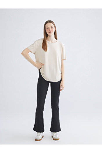 LC Waikiki Quality Parts from Çelebi Store |   Women's Spanish Leggings with Elastic Waistband