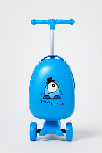 Heybee Luggages VALİZ - SCOOTER VALİZ - WEXTA HEYBEE SERİSİ ÇIKARILABİLİR SIRT ÇANTALI MAVİ SCOOTER