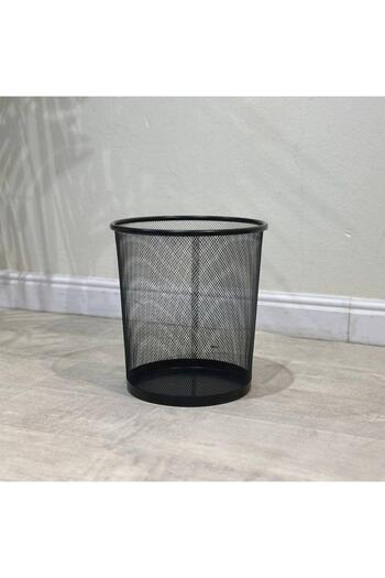 foryou Black round iron paper basket