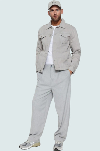 PayBuy Men's Fashion Wide Leg Palazzo Pants Regular Waist Wide Leg Polyviscose Fabric Daily Use
