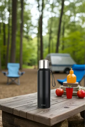 Kiwi Double Layer Stainless Steel 750 ml Thermos with CupCamping Baby Food Thermos
