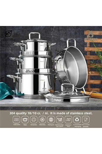 Amboss DIAMOND STRAINER 8 PCS SET / STEEL HANDLE