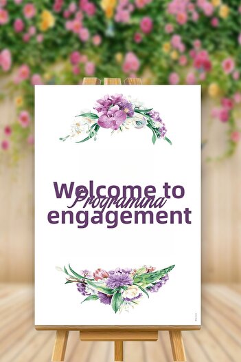 Yogi Tasarım Şovale Welcome Board