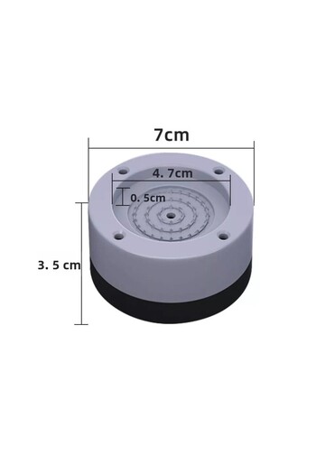 TİNEKE White Goods Stand Washing Machine Anti-Vibration and 8.5 cm Riser Set of 4