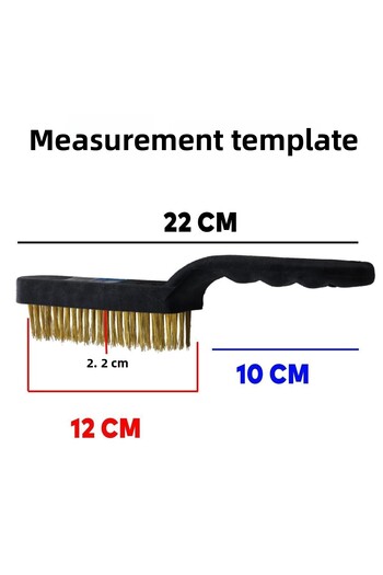 NZB Plastic Wire Brush - Handle Dirt Rust, Barbecue Bbq Grill, Multi-Purpose Cleaning Brush No 4