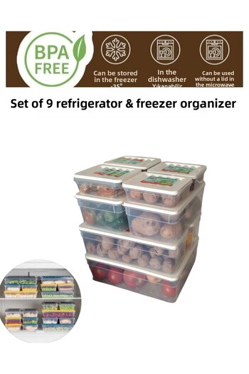 VZN Refrigerator Organizer Set - Organizer and Storage Eagles