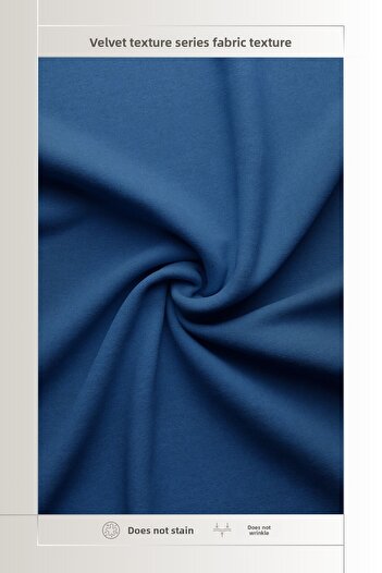 MARİTSA Pachet de 6 șervețele de servire texturate din catifea - Parlament Blue 40x40cm
