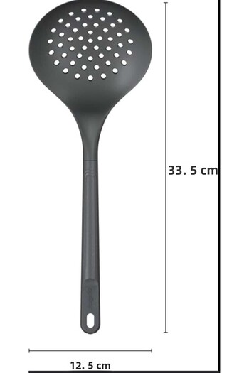 elfnur Hard Tip Heat Resistant Fireproof Non-Stick Silicone Colander 33 cm