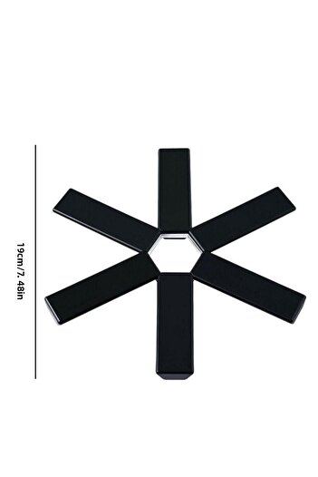 BEYZANA Heat Resistant Foldable Silicone Trivet Pot Mat