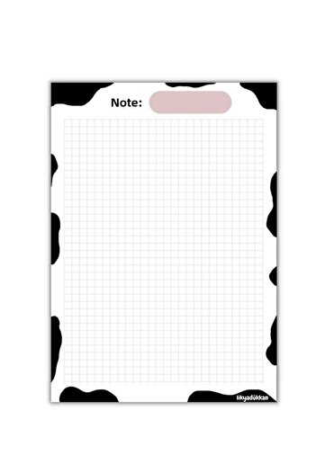 LikyaDükkan Bloc de note Memopad Pull Tear Dimensiune A4 50 de coli