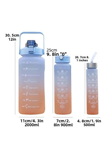 Ünsal Showroom Mısale Water Bottle - Set of 3 Mısale2024