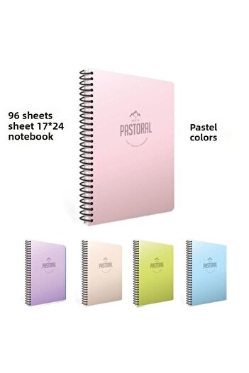 Gıpta 17*24 Caiete pastorale colorate pastel 96 coli Caiet în carouri Set de 4