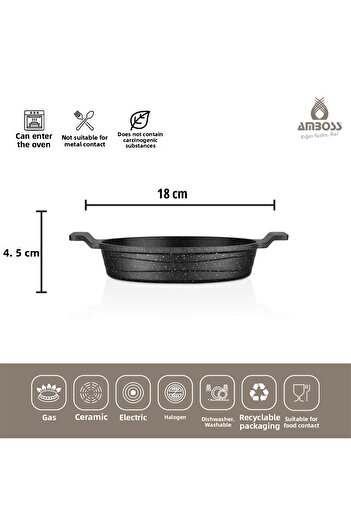 Amboss Astral 2 Piece Cast Iron Sahan Set (18 / 22 cm)