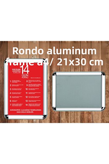 HAN DİJİTAL BASKI MERKEZİ A-4 Rondo Aluminum Frame