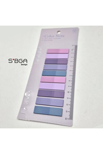 sibga tasarım ورق ملاحظات ملون شفاف - 200 ورقة من ملصقات المرجعية