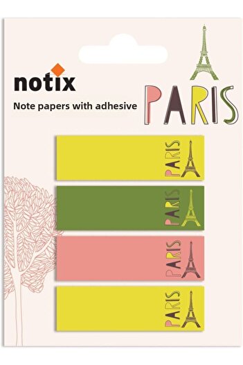 Umur Paris Colored Bookmark 25 Sheets 4 * 15 * 50