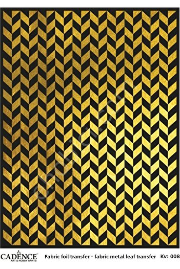 Cadence Kv-08 Cadence Fabric Foil Transfer Gold 30X42