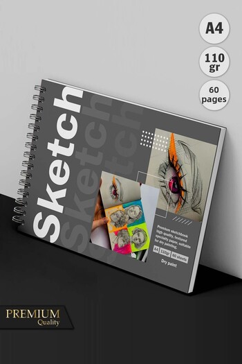 Copyrite A4 110Gr Premium Painting Book - Hard Cover Sketch and Sketch Book