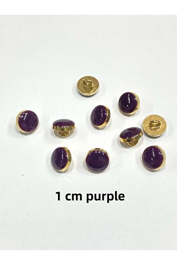 karantuhafiye Purple Metal Blouse Button 1 cm (02729)