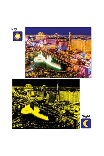 EDUCA Puzzle Las Vegas 1000 Piece Neon Puzzle