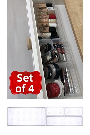 Bayev 4-Drawer Organizer - Οργανωτής καλλυντικών και μακιγιάζ