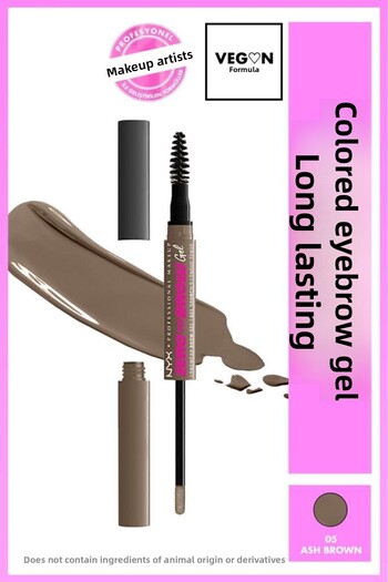 NYX Professional Makeup Zero to Brow Long Lasting Eyebrow Gel - Ash Brown