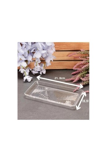 Paşabahçe Madlen 2-Piece Rectangular Small Serving Plate 68154