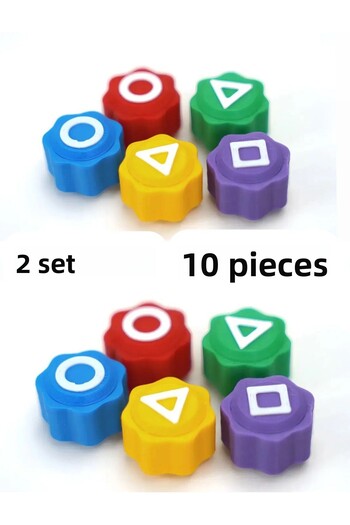 ümit toys Game 5 Stone Set Gonggi - 2 Pack - Five Stone Toy Set Colorful Stone Gonggi - Squid Game 2 - Unboxed