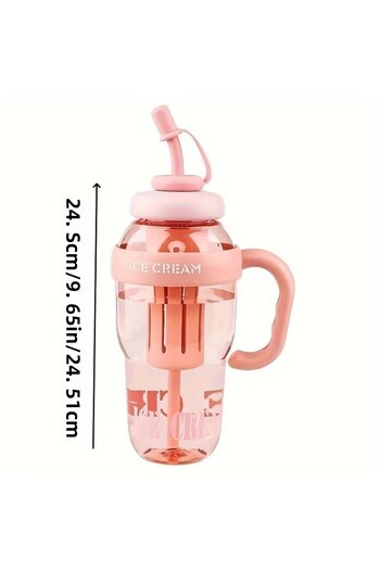 YIWU Large Capacity 1200ml/40.58oz Plastic Sports Water Bottle