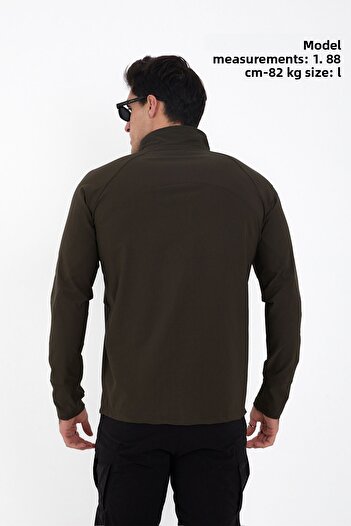 Camp Scoutland Тактически суитшърт Camp136 Outdoor Tactical Su Iticili Erkek Haki