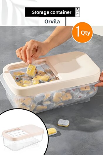 Orvila Multi-Purpose Storage Container 5lt Multibox- Food Pulses Detergent Storage Box
