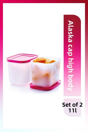 Tupperware Alaska High Body 2-Piece Freezer Storage Container 1.1 Lt
