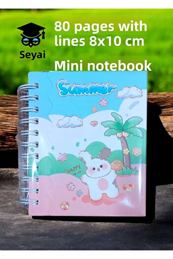 SEYFİKİRTASİYE 80 de coli în dungi 8x10 cm mini blocnotes