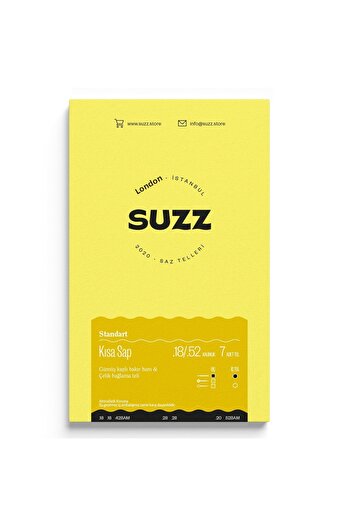 SUZZ سلك ربط قياسي بمقبض قصير