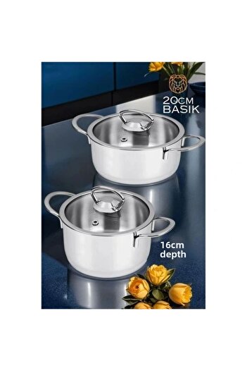 shopwave Deep and Flat Pot Set